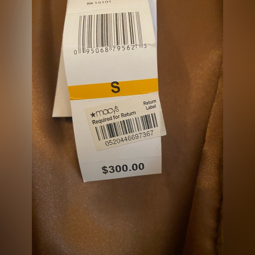 Jones New York Brown Faux Fur Coat - Picture 3 of 3